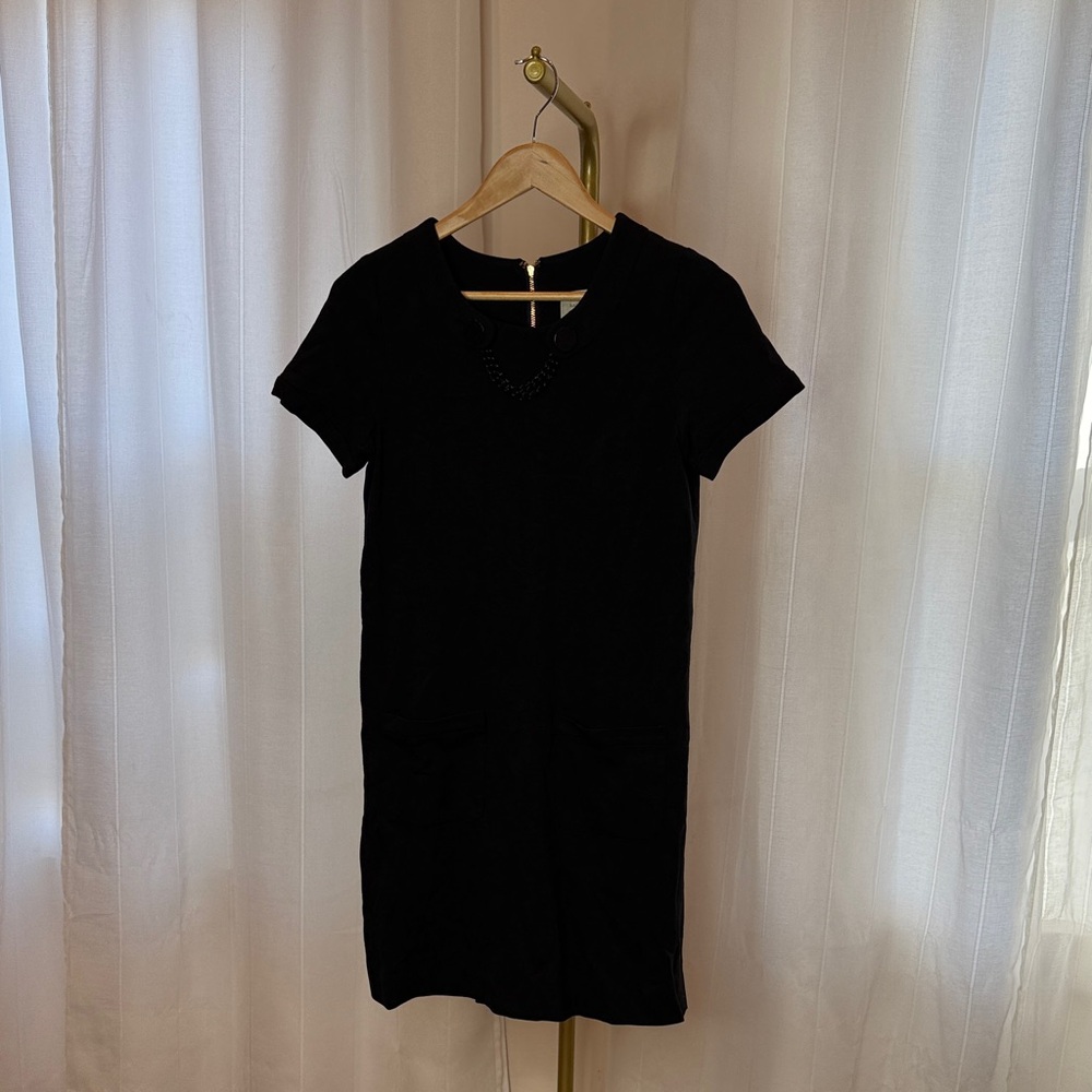 Kate Spade Black Garment with Black Accents and Gold Zipper